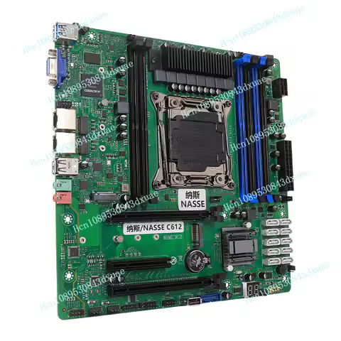 C612 Black Synology NAS Soft Routing IPC Main Board X99 Split Storage Server 10 Disk Position Demon 