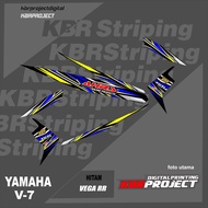 VEGA RR striping motorcycle YAMAHA sticker variation Racing V-7 TRANSPARENT HOLOGRAM sticker