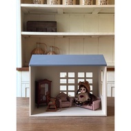 Doll House~Miniature Scene Doll House~Doll Cabinet~Doll Display Small House~Figure Storage Cabinet