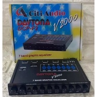 parametric equalizer DAYTONA F2 V2000 7 BAND GRAPHIC equalizer