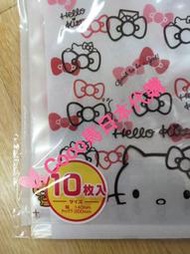 《現貨10入14x20cm》Coco馬日本代購~日本限定 美樂蒂 凱蒂貓 雙子星 夾鏈袋 整理袋 L號
