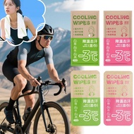 Mild Wet Wipes Cool Skin Multiple Cooling Factors Portable Unisex Cold Towel Friendly Towel A6