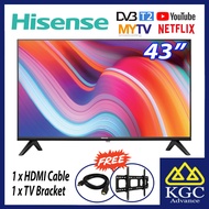 (Free Shipping) Hisense 43" Full HD Smart TV 43A4000K - Bracket + HDMI Cable