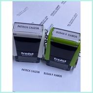 TRODAT 4910 PERSONALIZED SELF INKING FREE NAME