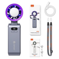 【COD & แถมสติ๊กเกอร์การ์ตูน】JAMAY F5pro พัดลมพกพา 8000mAh+199 เกียร์ ลมแรง+ระบบทําความเย็นเเผ่นเเซมิ