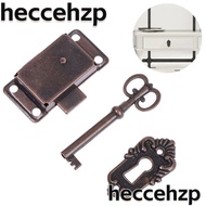 HECCEHZP Antique Iron Door Lock Cupboard Cabinet Wardrobe Lock + Key