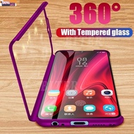 360 Full Phone Casing Samsung Galaxy A7 2018 M20 M21 J4 Plus J6 Plus J4 J8 2018 J7 Pro J7 Prime A8 Plus 2018 Cover with Screen Protector