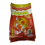 อาหารปลา SAKURA GOLD ขนาด 1 kg." ไซร์ B  " (อาหารปลาสวยงาม น้ำไม่ขุ่น)