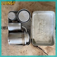 LIJINGF Thêm hiếm Collector cắm trại cà phê Kit cổ điển ngoài trời nỗi nhớ Espresso Pour Over Kit xá