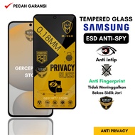 Tempered Glass ESD Anti Spy 0.18 mm Samsung S24 FE S23 FE S20 FE S10 Lite Note 20 Note 10