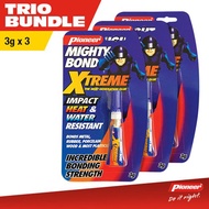 Pioneer Mighty Bond Xtreme Instant Glue 3g (Gel Type) x3