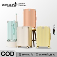 CHARLES X Luggage Travel Bag 20 24 Inches Stylish 360 Degree Rotating Wheels