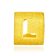 CHOW TAI FOOK 999.9 Pure Gold Alphabet Charm - L F189555