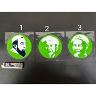 Tok Guru Nik Aziz / Ustaz Azhar Idrus Sticker Tampal Dalam Cermin Kerata