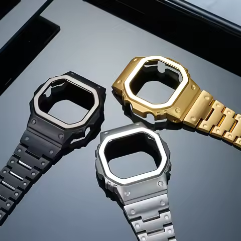 Lightweight Titanium alloy bezel and watchband For G-SHOCK Casio GMW-B5000 GM-B2100 MRG-B500 Titaniu
