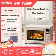 Oven Large Q40 Electric Midea Capacity 40L Air Fryer 2000W Special For Non-Turning Baking