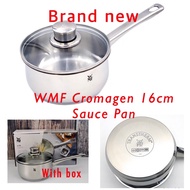 WMF Saucepan 16 cm 1.5L Diadem Plus Glass Lid Cromargan Stainless Steel Induction Dishwasher-Safe