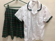 無領結 2件 樹人家商制服套裝組 二手制服 二手學生制服 台灣學生制服 水手服 女學生制服