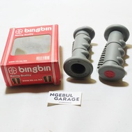 Handgrip Motor Universal Handfat 1 Set Kiri Kanan ABU BINGBIN