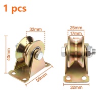 32mm/50mm U&V Roda Rel Roda Gerbang Pagar Besi/Roda Besi Pagar Roda Rel/Baja Dengan Galvanis