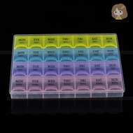 [LO] Weekly 7 Days Tablet Pill Box Holder Medicine Storage Organizer Case Container TH Medicine Pill