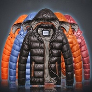 Men Winter Warm Jacket Slim Fit Hooded Plus Size Men s Down Jacket Cotton Padded For Men