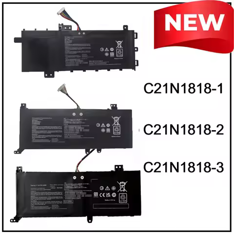 C21N1818 Laptop Battery for ASUS V5000F/D/J Y5100U FL8600F X512F/D FL8700 X412DA M5050D F512FA F512D