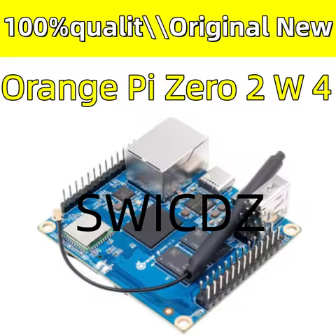 Orange Pi Zero 2 W 4G+Expansion Board,DDR4 H618 Orange Pi Zero 2W WiFi+BT BLE SBC Single Board Compu