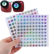 # WBMY #  Waterproof Number 1-200 Laser Labels Stiers Nail Polish Lipsti Number Tags  .