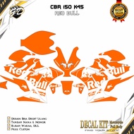 Decal CBR 150R K45 Lokal Full Body Stiker CBR 150R K45 Full Body 2014-2015 Red Bull