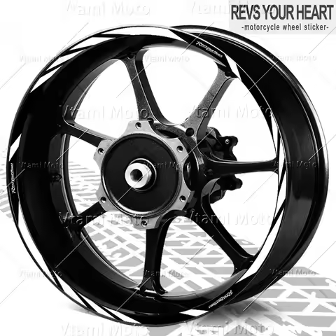 Reflective Motorcycle Wheel Sticker Rim Decals For YZF R1 R3 R7 MT03 MT-07 mt 09 MT10 XSR 900 700 Tr
