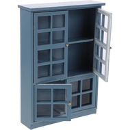 ERINGOGO Decorative Mini House Cabinet Cooking Table Doll House Small Cabinet Show Cabinet Pretend K
