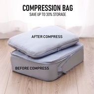 Compression Bag Travel Storage Bag Organizer Space Saver Double Zipper