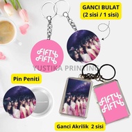 GANTUNGAN (GANCI) Fifty Fifty Keena Chanelle Yewon Hana Athena Keychain - FREE PC RANDOM