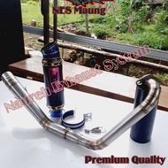 Cj IPOH BIKE RED Leo Racing Yamaha Mx135 Motorcycle Exhaust