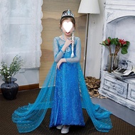 Frozen Princess Dress Dress Female Summer Dress Aisha Dress Summer Aisha Dress Girls Summer Dress