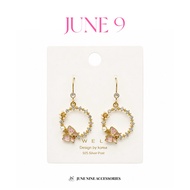 JUNE 9 S925 Sterling Silver Flower Butterfly Earrings | Sensitive Ears Friendly