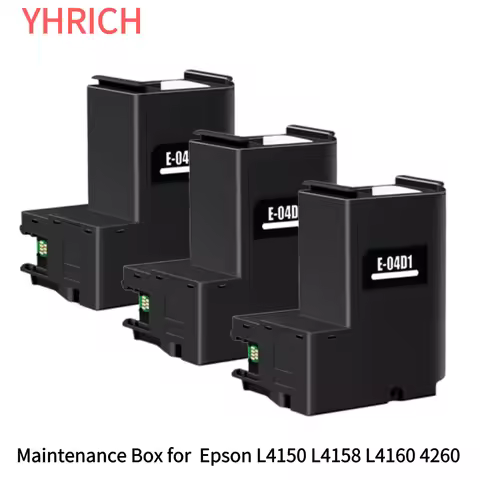 T04D1 Maintenance Box Waste Ink Tank With Upgraded Stable Chip For Epson L4150 L4158 L4160 L4260 L41