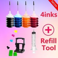 Compatible HP 60 61 62 63 65 67 678 680 682 901 21 22 46 703 704 803 ink 30ML Refill Ink tool kit