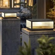 Modern Outdoor Pillar Light Waterproof Gate Lamp Weatherproof Garden Light Lampu Pagar lglights