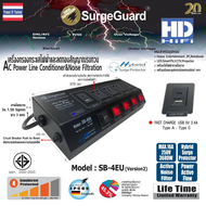 SurgeGuard SB4-EU V2 เครื่องกรองกระแสไฟฟ้าและลดทอนสัญญาณรบกวน