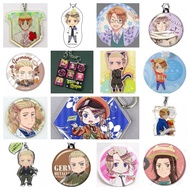 Hitani Hetalia De Prussia Wang Yaoba Acrylic Pendant Towel Stand