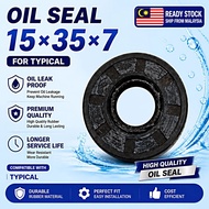 TYPICAL Oil Seal 15x35x7 | Industrial Sewing Machine Spare Parts | High-Quality Rubber | Ready Stock