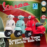 [READY STOCK] Koopers Mini Vespa 6V Electric Bike Ride-On (Toys Ride On)