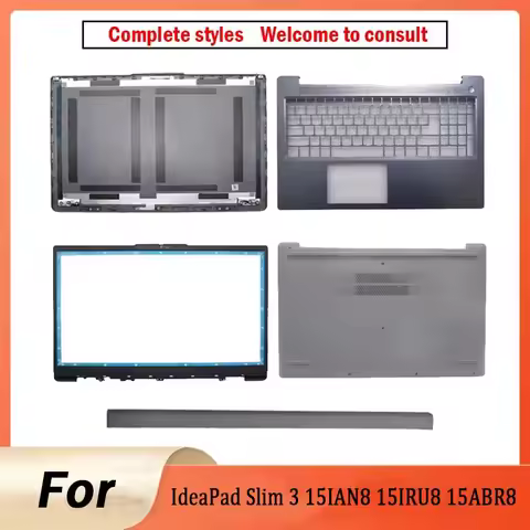 New For IdeaPad Slim 3 15IAN8 15IRU8 15ABR8 15 AMN8 15IRH8 IAH8 Laptop LCD Back Cover Front Bezel Pa