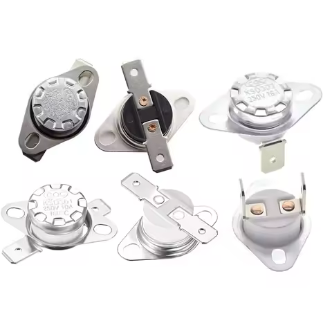 Temperature Control Switch Small Temperature Controller KSD301 302 NC NO 25 40 50 60 80-150 300C 250