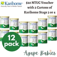 [FOC $20 NTUC Voucher with 12 Packs Of Karihome S3] Karihome Stage 3 Goat Milk Growing-Up Formula 900gm (1-3 Yrs)