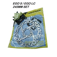 YAMAHA EGO S EGO LC BRAKE DISC THAI 220MM 245MM DISC BESAR COMBO + CALIPER PAM SET