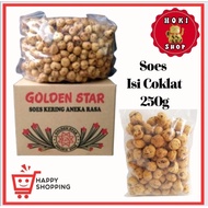 *HOKI Snack* Soes Filled With Golden Star Chocolate 250gr/Soes Chocolate Golden Star/Sus Chocolate/Soes Golden Star