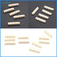 Wor* Guitar String Nuts 5 Pieces Slotted Guitar String Nuts Guitar Nuts Replacement